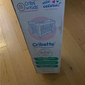 Portable Playpen - White Cribette( cribs for kids)